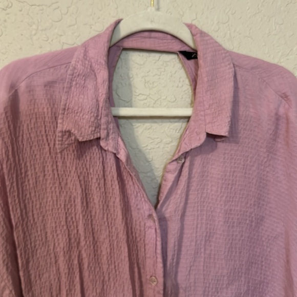 Zara rusty pink button down x - Picture 3 of 9